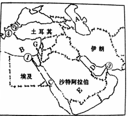 中东地图绘画图片