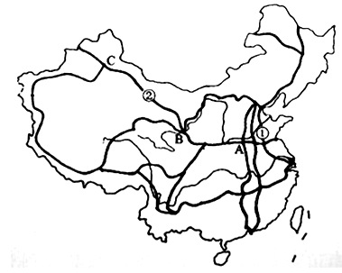 中国铁路干线图空白图图片