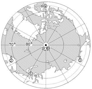 北极地区地形图片